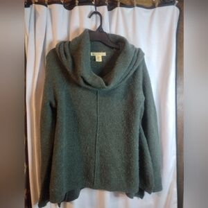 Kaisley Gray Alpaca Blend Cowl Neck Sweater